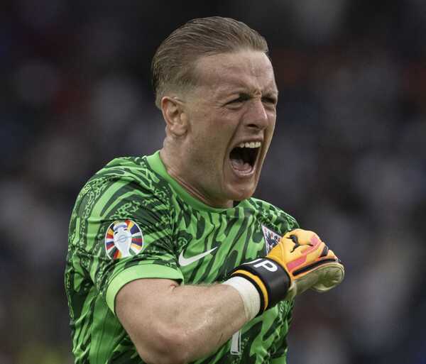 Brankár Anglicka Jordan Pickford.