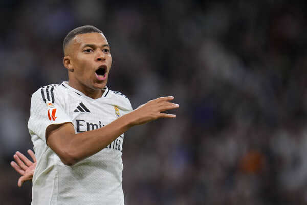 Francúzsky útočník Realu Madrid Kylian Mbappé.