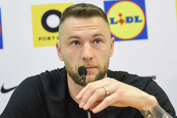 Slovenský futbalový reprezentant Milan Škriniar.