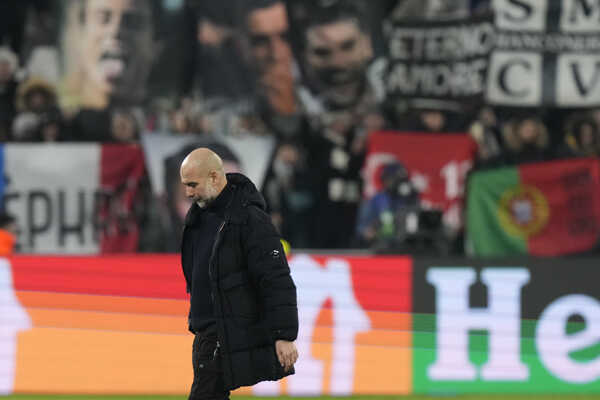 Tréner Manchestru City Pep Guardiola.