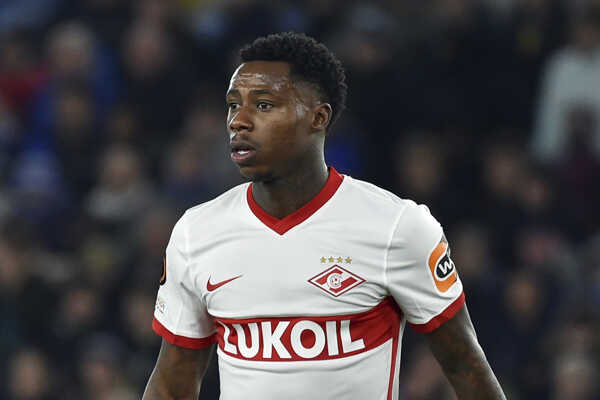 Futbalista Spartaka Moskva Quincy Promes.